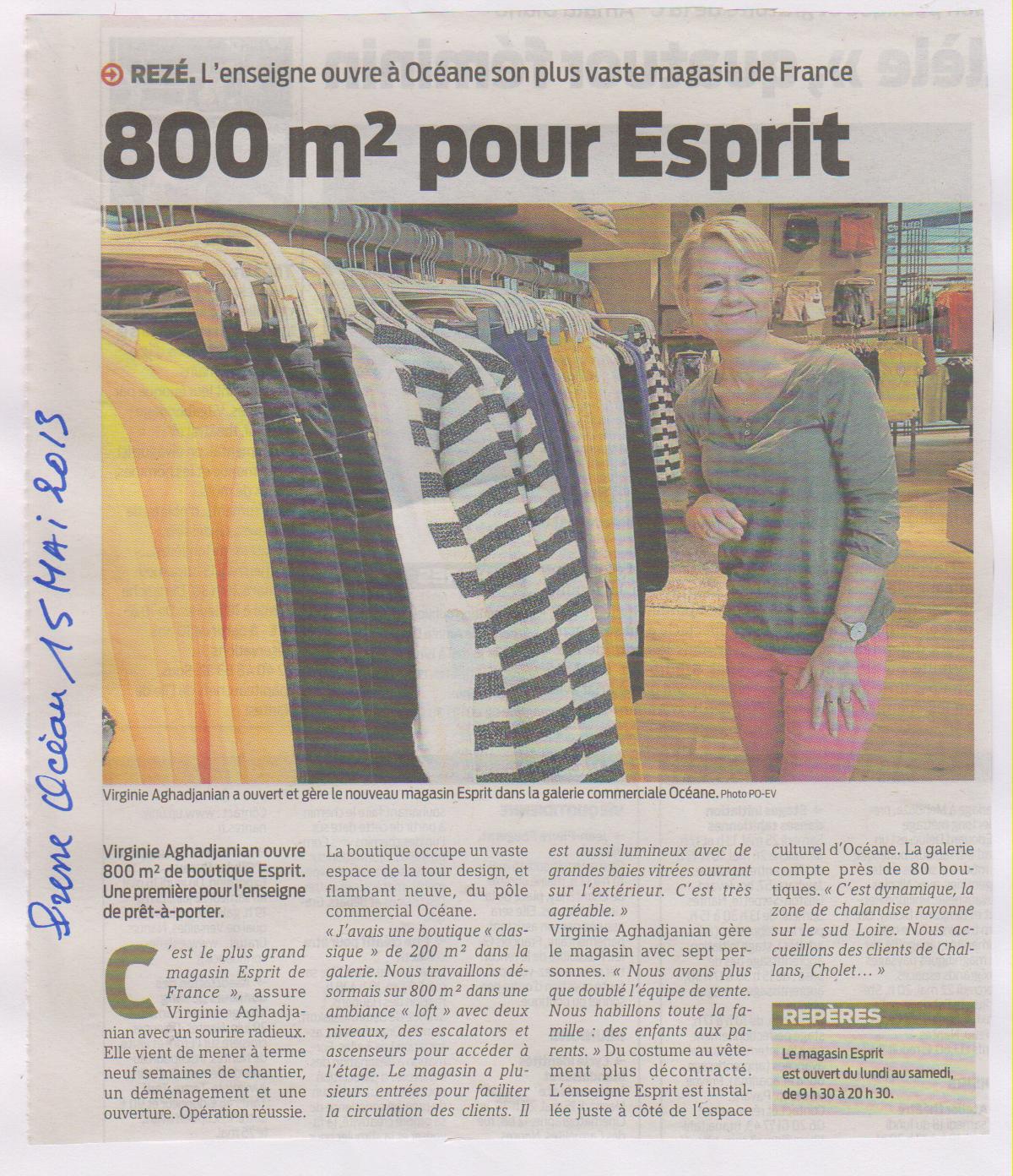 15.05.2013 - PRESSE OCEAN - ESPRIT