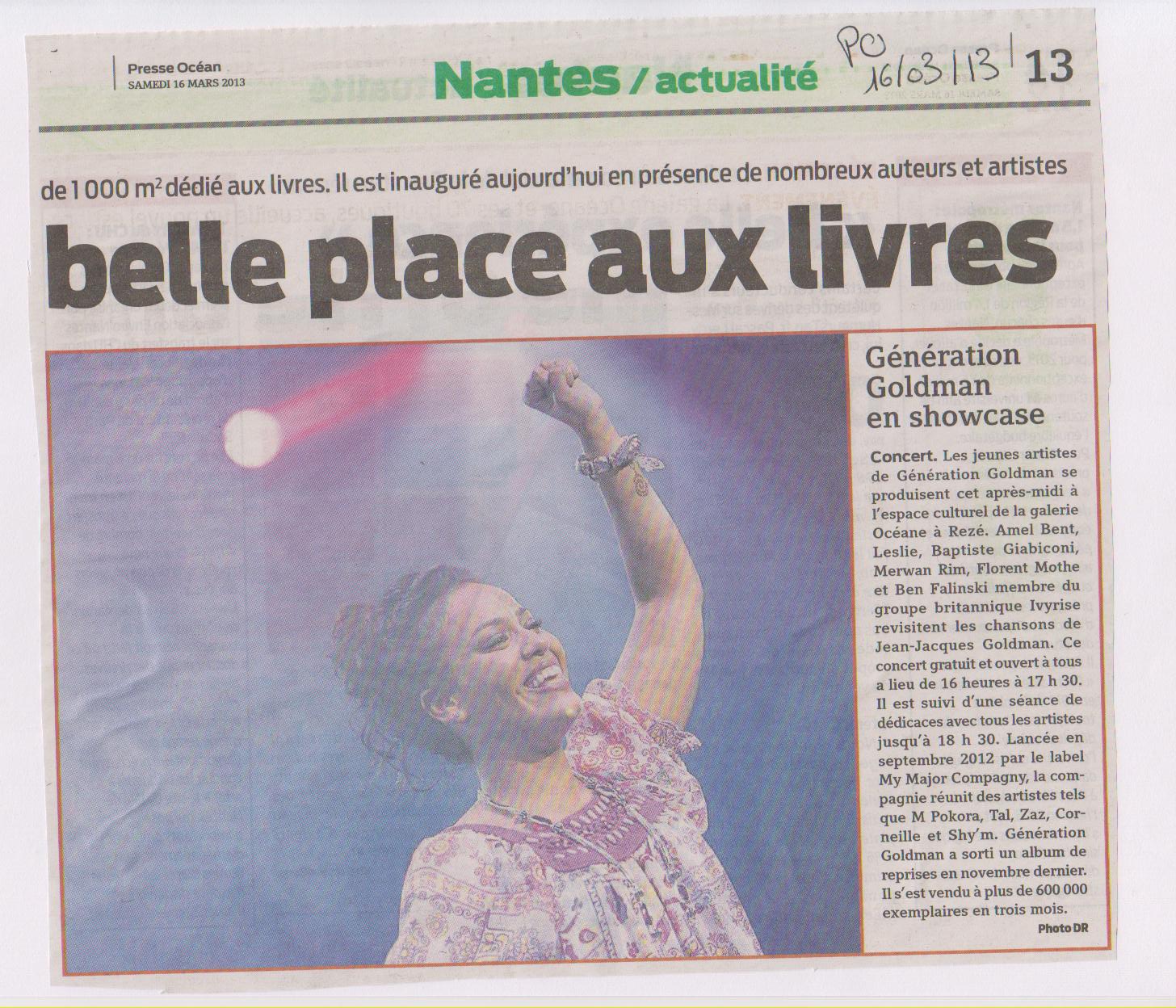 16-03-2013 CENTRE CULTUREL - PRESSE OCEAN