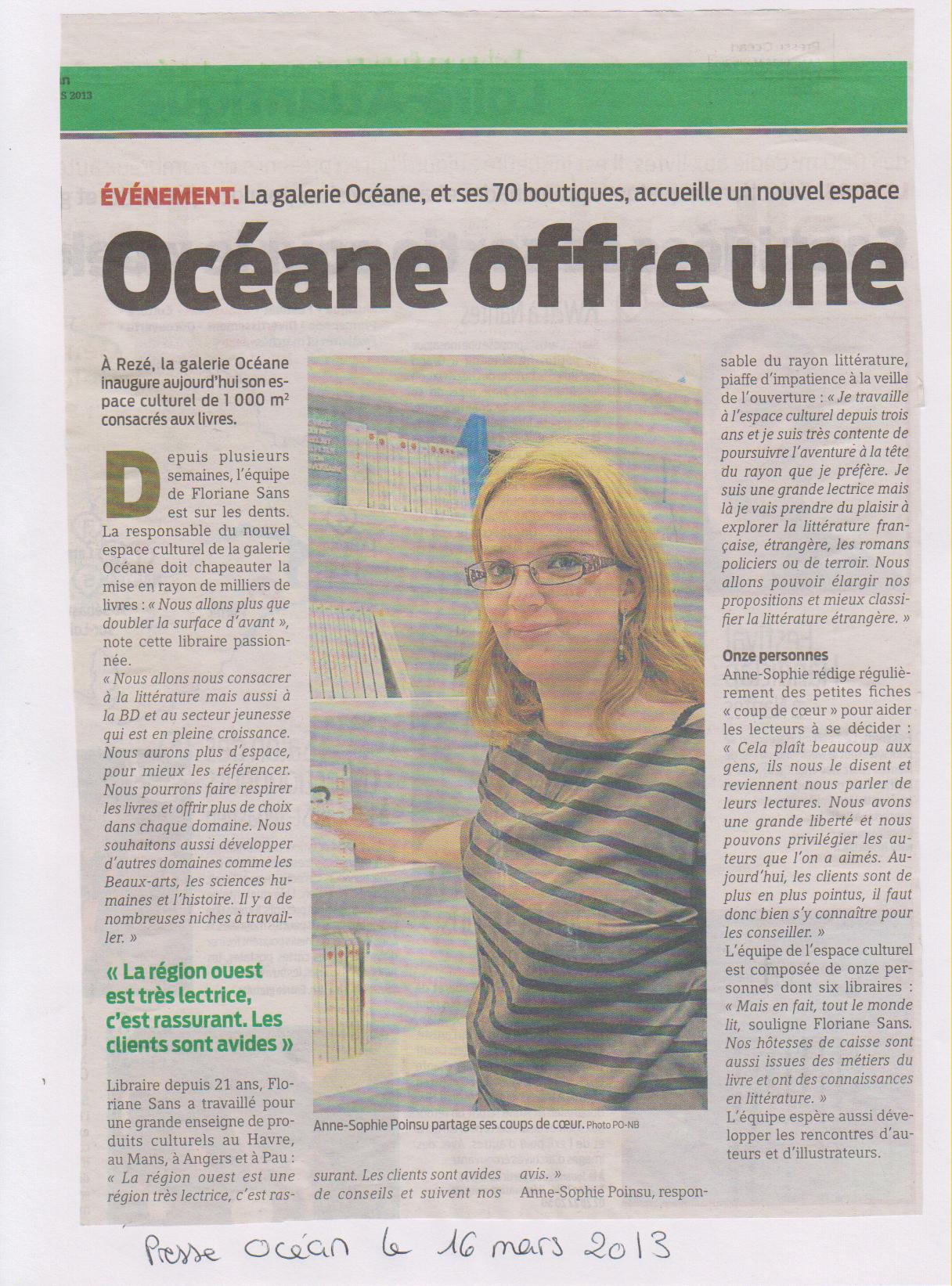 16-03-2013 PRESSE OCEAN