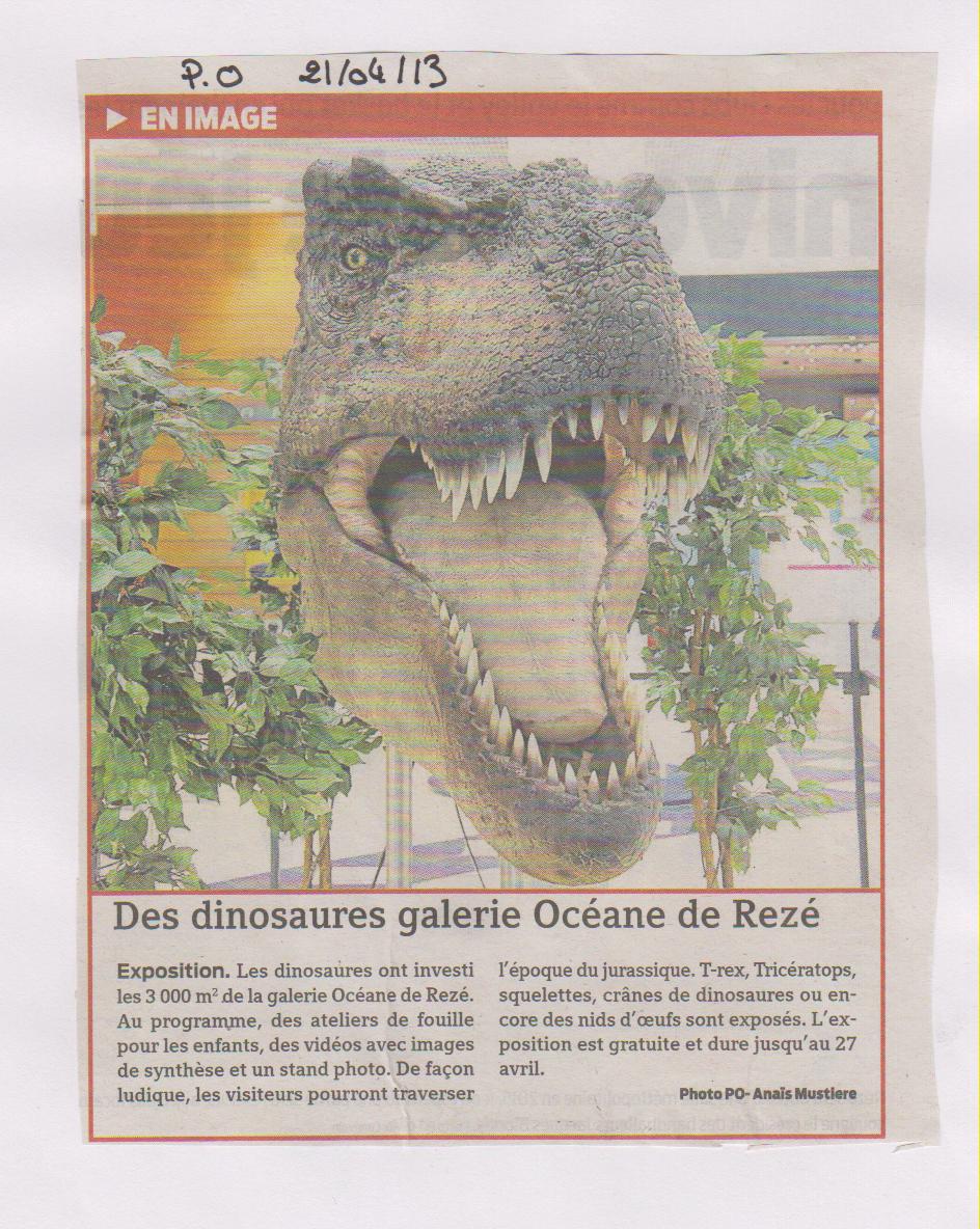 24.04.2013 - JURASSIC PARC2 - PRESSE OCEAN