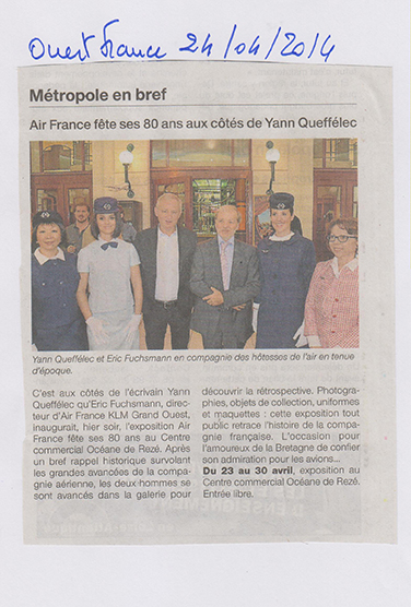 24.04.2014 - OUEST FRANCE - AIR FRANCE