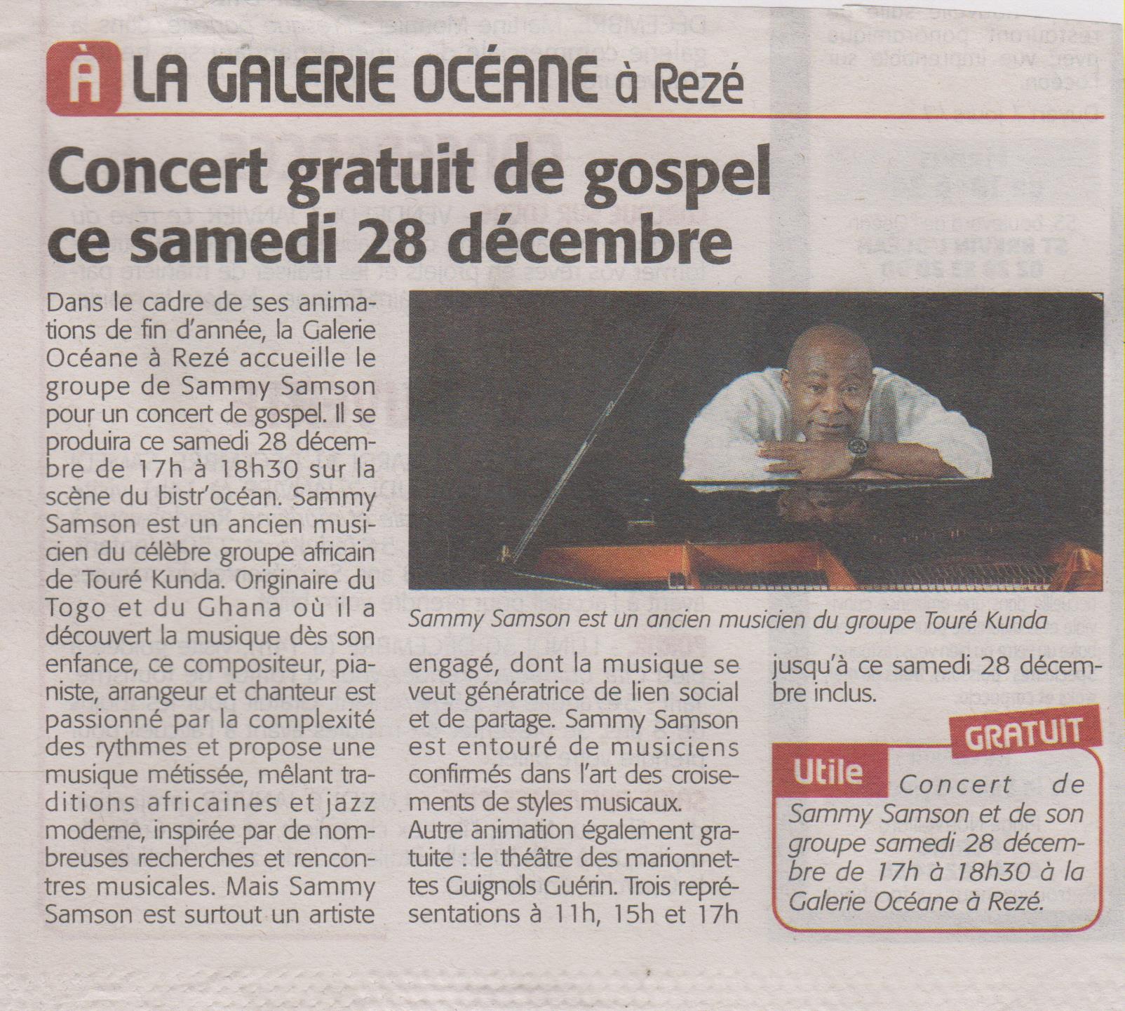 27.12.2013 - PAYS DE RETZ - GOSPEL