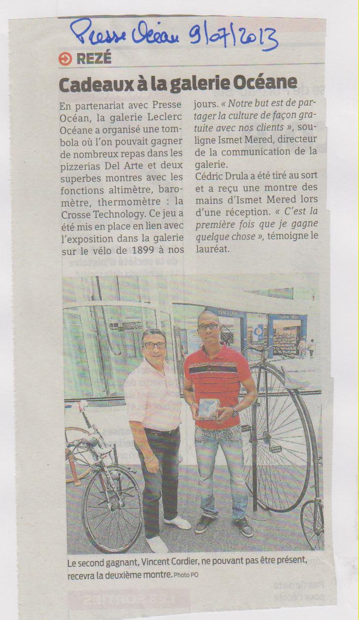 9.07.2013 - PRESSE OCEAN - EXPO VELO