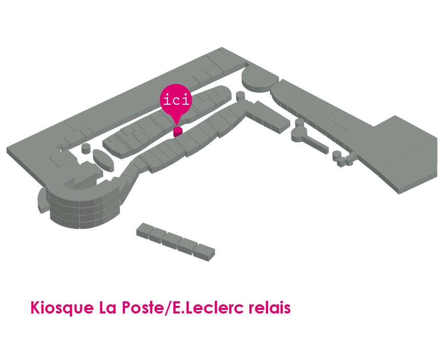 Kiosque La Poste Leclerc-plan
