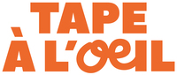 LOGO VERTICAL TAPE À L_OEIL orange