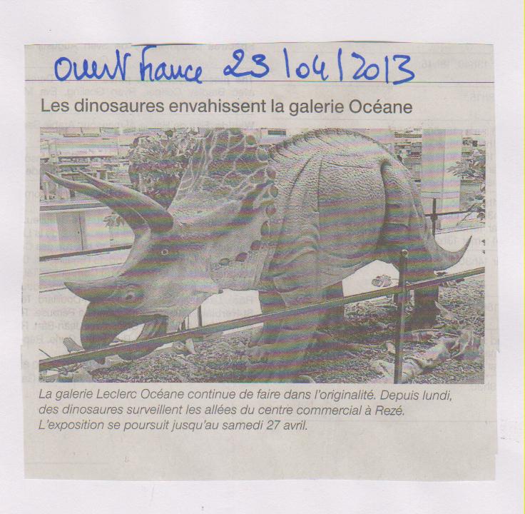 OUESTFRANCE - 23-04-2013 - JURASSIC PARK