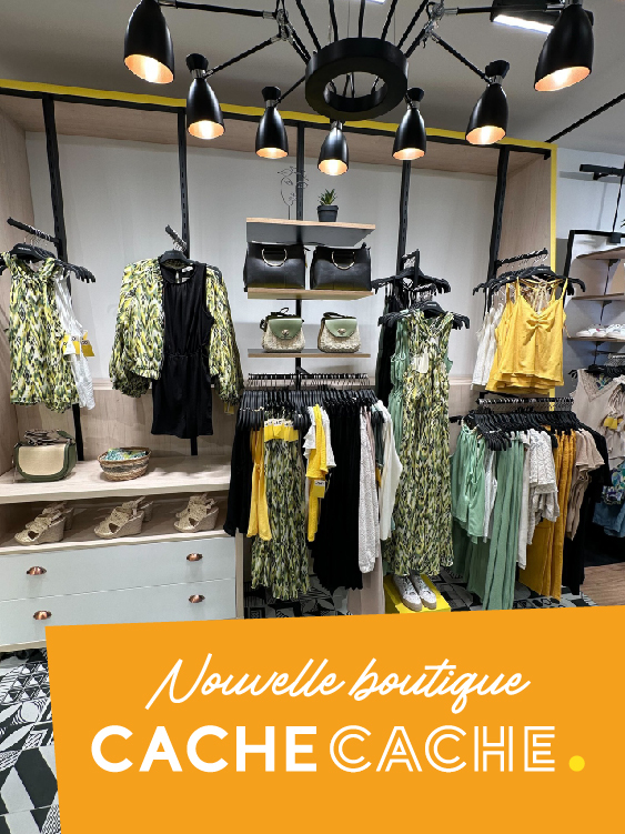 pastille nouvelle boutique CACHE CACHE