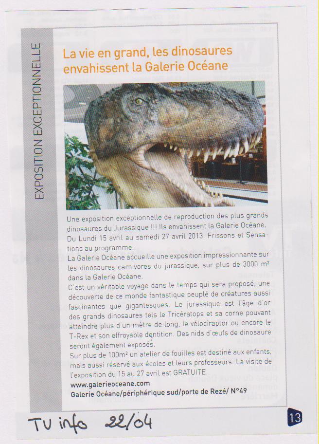 TV INFO2 - JURASSIC PARK - 22-04-13